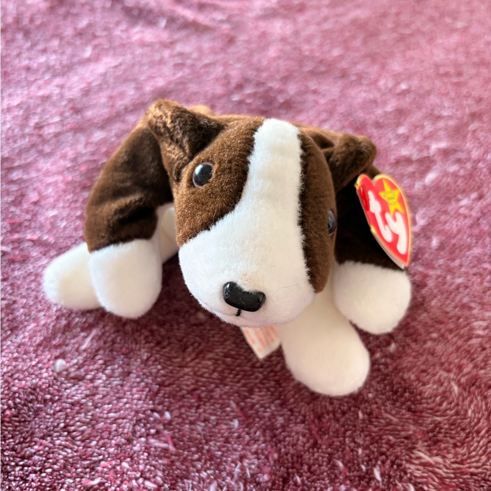 Ty Bruno Plush Dog With Tags ✨